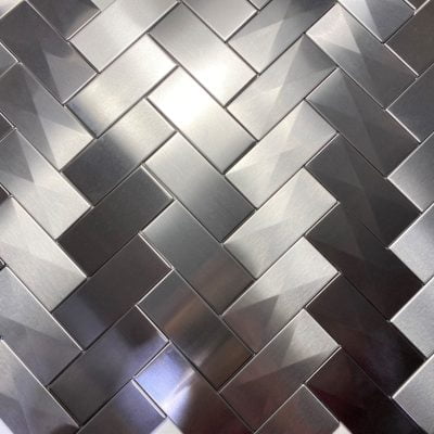 2.5 X 6 Herringbone With 3d Prism Stainless Steel Tile Project S5 Scaled 1.jpg