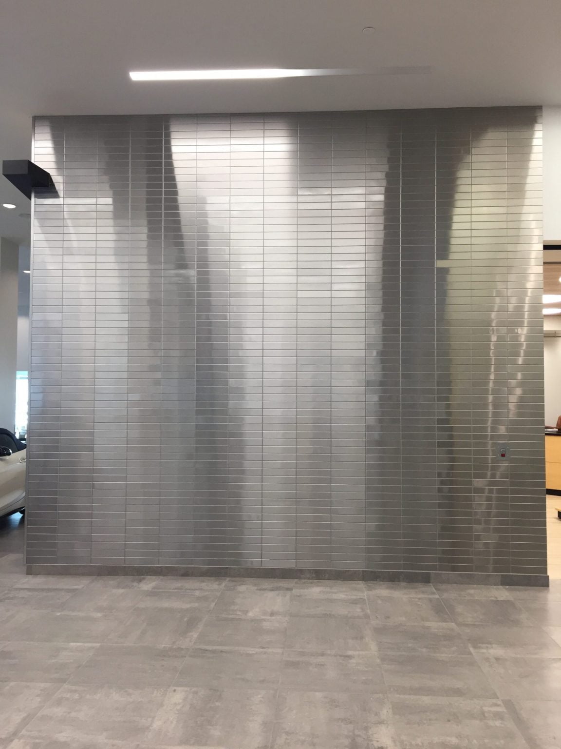 2.5" x 12" Stainless Steel Subway Tile Stainless Steel Tile