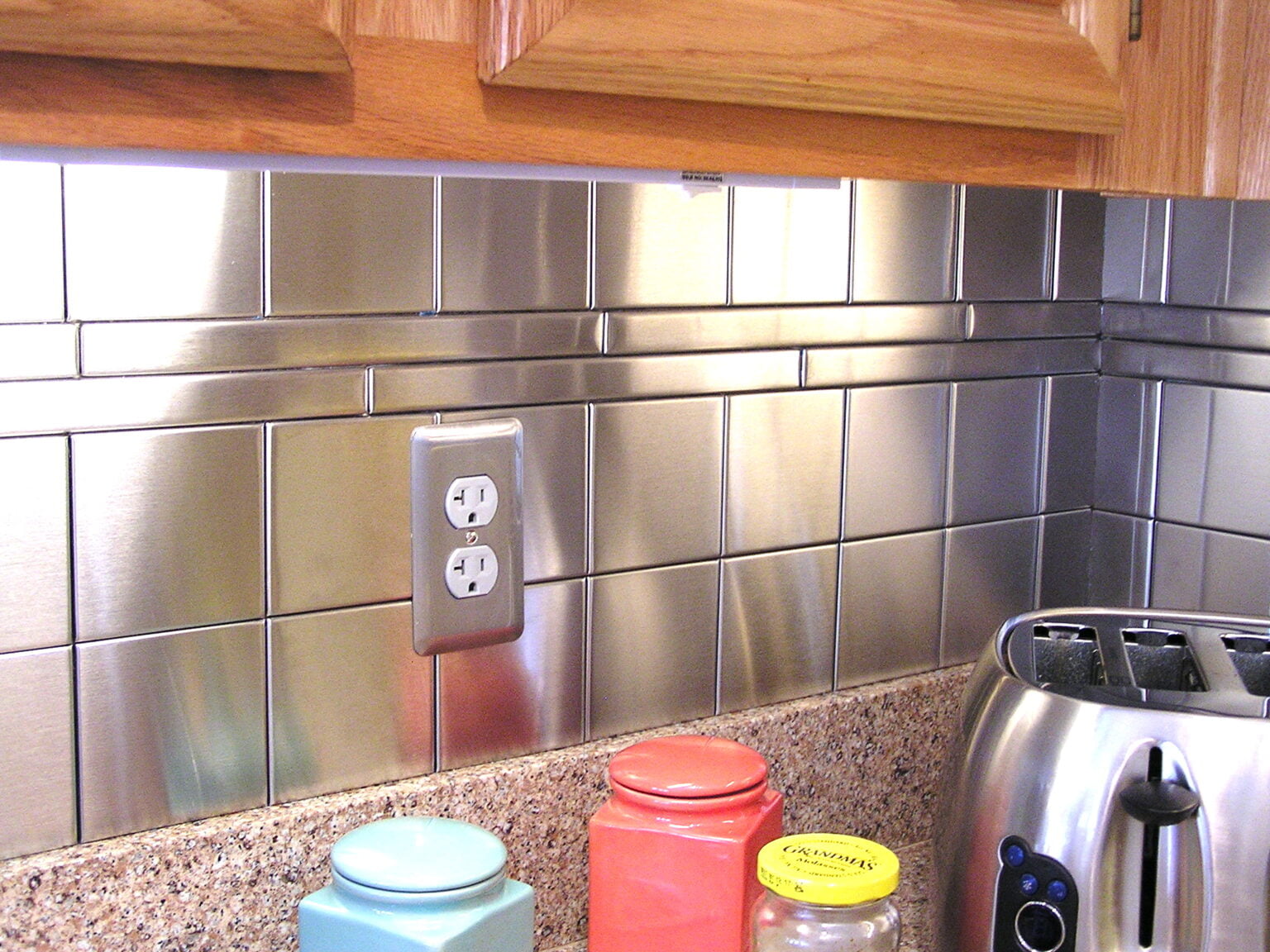 1 x 12 Stainless Steel Subway Tile Stainless Steel Tile